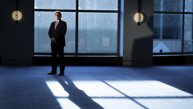 European Union Ambassador to Australia, Dr Michael Pulch, at Parliament House in Canberra on  Thursday. 