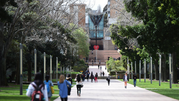 University of New South Wales dropped by 11 places due to a fall in its research score.