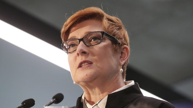 New Foreign Minister Marise Payne.