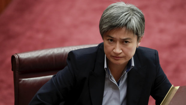 Senator Penny Wong says the "global community is still coming to terms with this new America".﻿