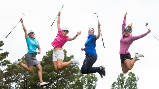 Astha Madan, Jenna Hunter, Grace Lennon and Tahnia Ravnjak will be playing in the NSW womens open.
