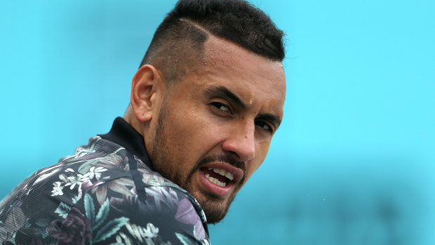 Nick Kyrgios' career is littered with fines and penalties.