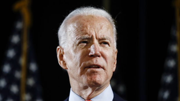 US Democratic challenger Joe Biden leads President Donald Trump by 8 percentage points among registered voters as the death toll from the coronavirus pandemic mounts.