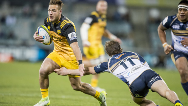 Whitewash: The Hurricanes were too strong for the Brumbies in last year's finals.
