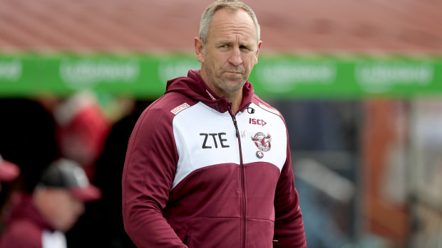 Favourite: John Cartwright remains in the box seat to coach Manly.