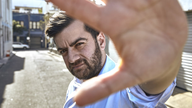 Sam Dastyari hosts panel show Disgrace.