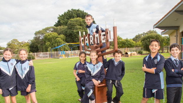 Carmel School teaches kids from kindy up to Year 12. There is a heavy emphasis on Jewish identity. 