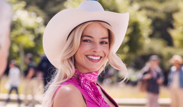 Margot Robbie in Barbie.