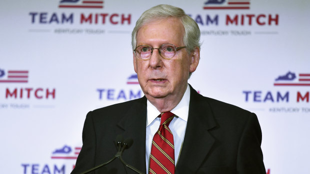 Senate Majority Leader Mitch McConnell.