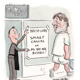 Russell Crowe is allowed in after all.