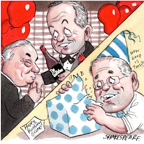 Bill Shorten and Scott Morrison.