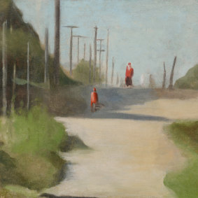 Clarice Beckett, Walking home, c.1931