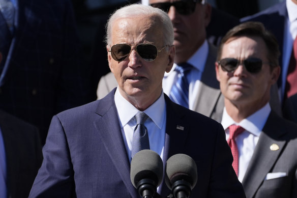 President Joe Biden at the White House.