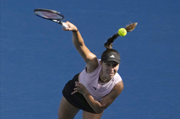 Jessica Pegula is into the quarter-finals for a third straight year.