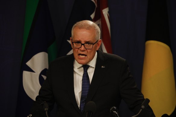 Former prime minister Scott Morrison denied prior knowledge of the alleged rape.