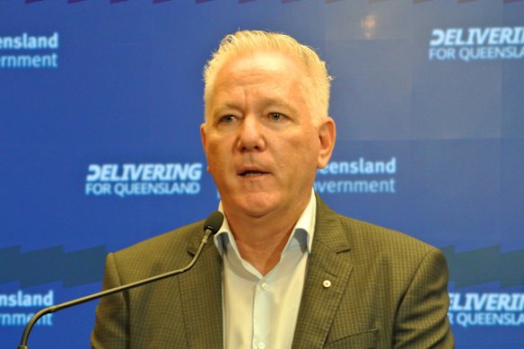 Forensic Science Queensland and former NSW police commissioner Mick Fuller.