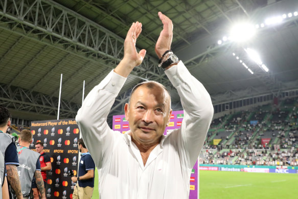 Eddie Jones at the 2019 World Cup. 