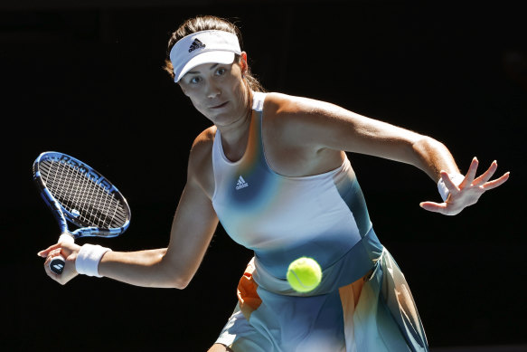 Spanish player Garbine Muguruza spoke about the COVID-19 testing regime at the Australian Open.