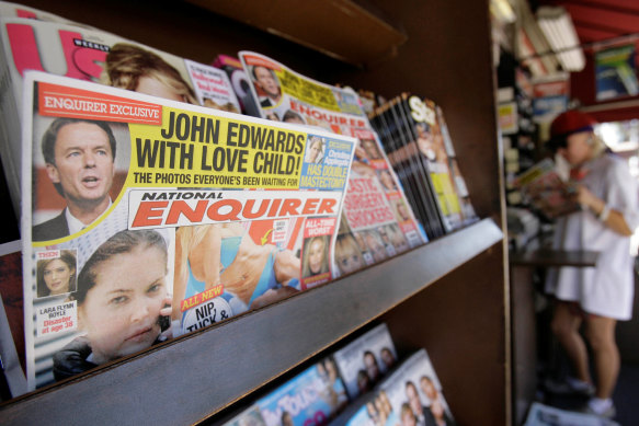 National Enquirer broke the story of presidential candidate John Edwards’ affair.