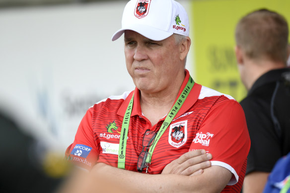 The pressure is mounting on Dragons coach Anthony Griffin.