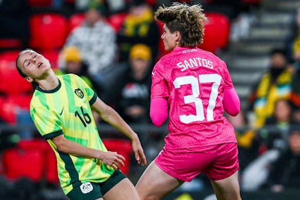 Alina Santos and Hayley Raso. 