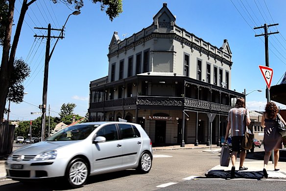 The Exchange Hotel in Balmain is for sale.