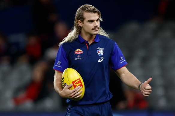 Wanting a new home: Western Bulldogs star Bailey Smith is planning on joining Geelong