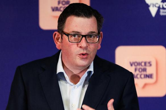 Premier Daniel Andrews has condemned the engagement party.