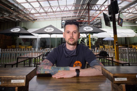 Karl van Buuren says Moon Dog brewery is still planning for a November 2 reopening.
