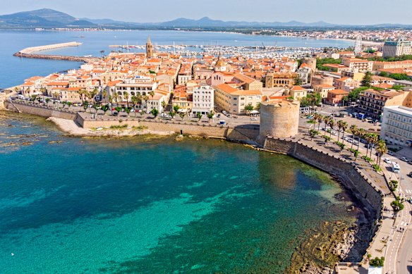 Alghero old town, Sardinia.