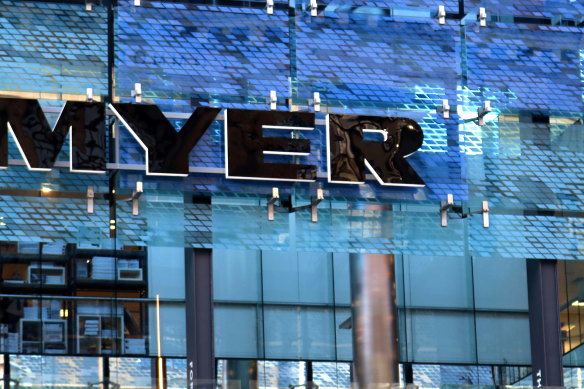Myer shares soared after a trading update beat market expectations.