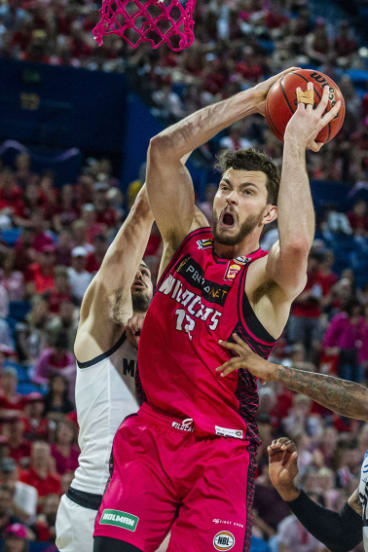 Angus Brandt asserts himself for the Wildcats.