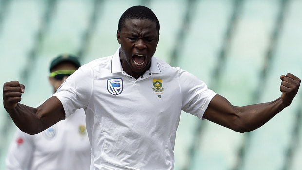 Free to play: Kagiso Rabada will take the field against Australia in the third Test.