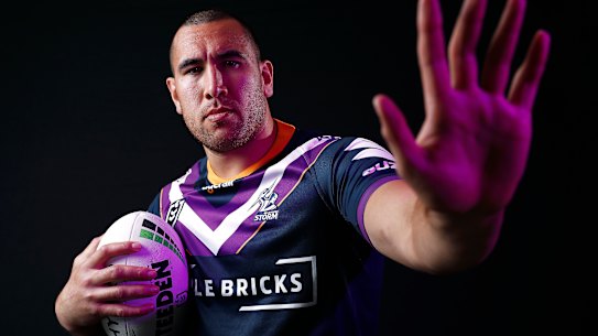 Don't argue: Storm prop Nelson Asofa-Solomona.