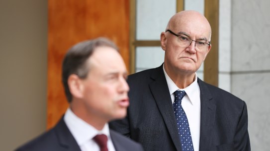 Health Minister Greg Hunt and  Therapeutic Goods Administration head Professor John Skerrit said Australia was ahead of schedule with its vaccine process.