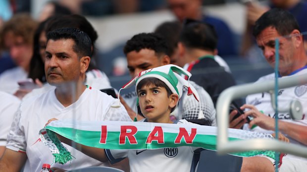 Iran fans.
