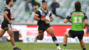 Fonua Pole will make his NRL debut for the Wests Tigers this weekend.