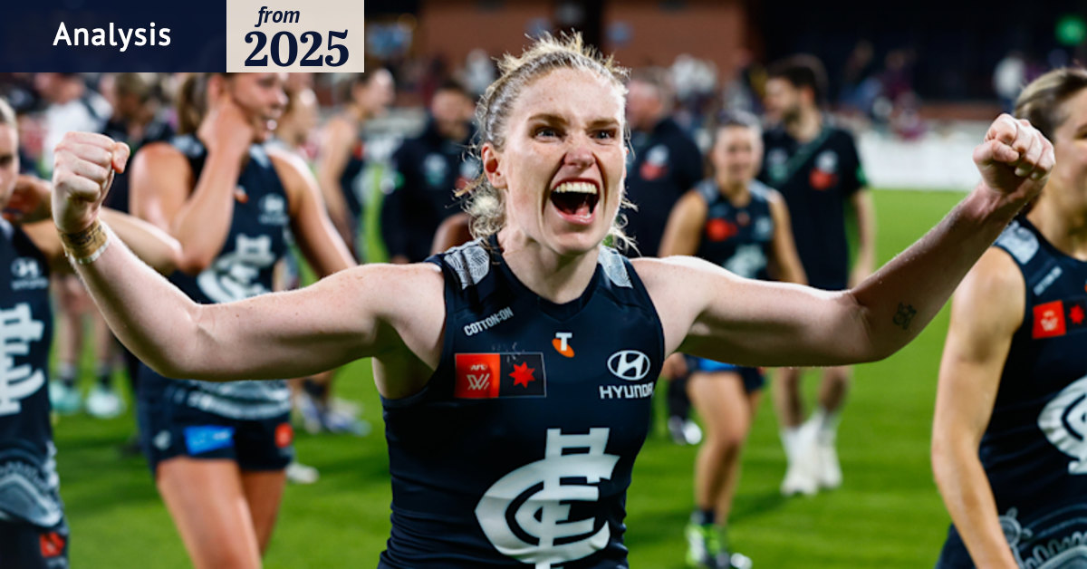 AFLW finals race 2025: Kangaroos assured of top spot as teams battle ...