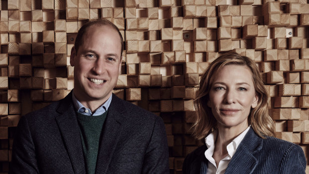 Prince William tells Cate Blanchett he understands why people feel ‘overwhelmed’ on climate change