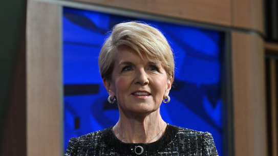 Former foreign minister Julie Bishop last year.
