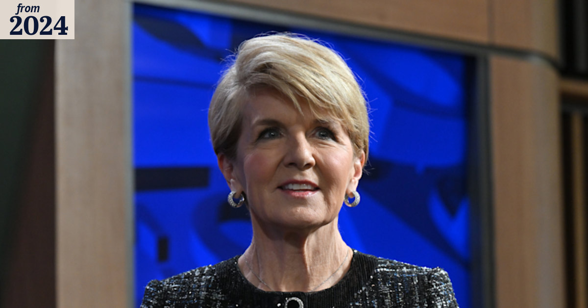 Julie Bishop named United Nations special envoy for Myanmar