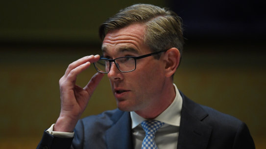 Treasurer Dominic Perrottet.