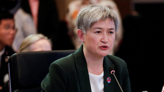 Penny Wong addressed the ASEAN-Australia foreign ministers forum in Jakarta on Thursday.