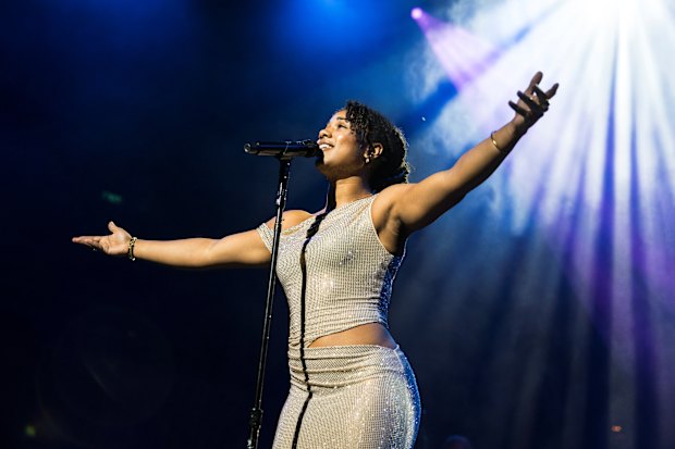 Jayda Ciocci performs in Encore at the Sydney Opera House. She has deferred enrolment in a Bachelor of Law and Bachelor of Psychological Science at the University of Wollongong, choosing to chase auditions.