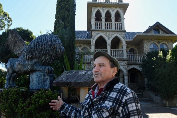 Galliano Callegari in front of his home in Kemps Creek.