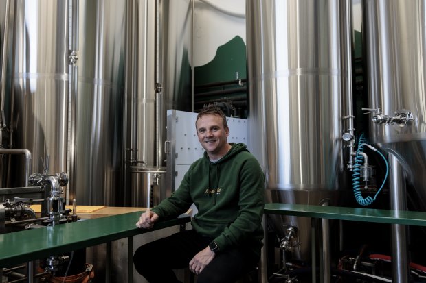 “We backed that Kirrawee was going to be on the up, and it is”: Brad Walker from Sunday Road Brewing.