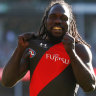 ‘Ready for life beyond football’: Essendon cult figure Anthony McDonald-Tipungwuti retires