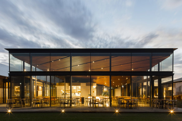 Glasshouse Restaurant is on the grounds of the historic Goonoo Goonoo Station.