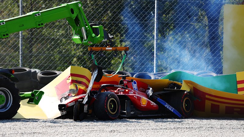 F1 Italian GP Live: Leclerc suffers horror crash; Piastri fights for a podium