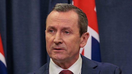 Western Australian Premier Mark McGowan announcing his retirement.